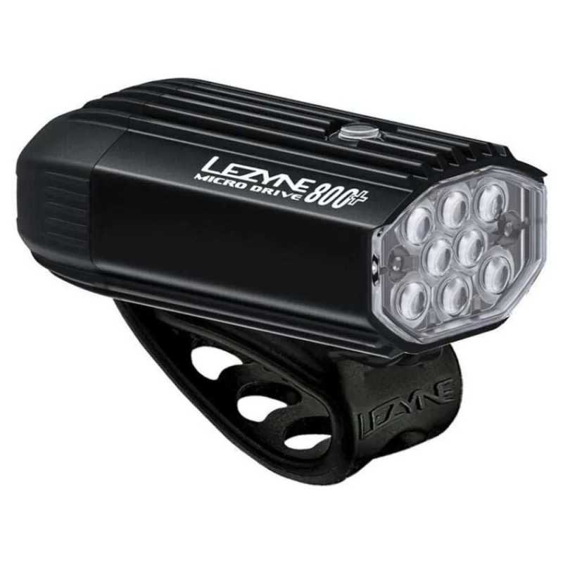 Éclairage Avant LEZYNE MICRO DRIVE 800 Plus - Satin Black | Planetecycle