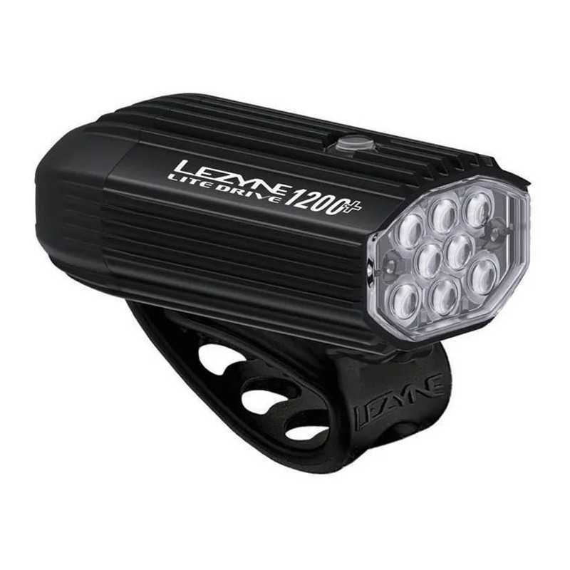 Éclairage Avant LEZYNE LITE DRIVE 1200 Plus - Satin Black | Planetecycle