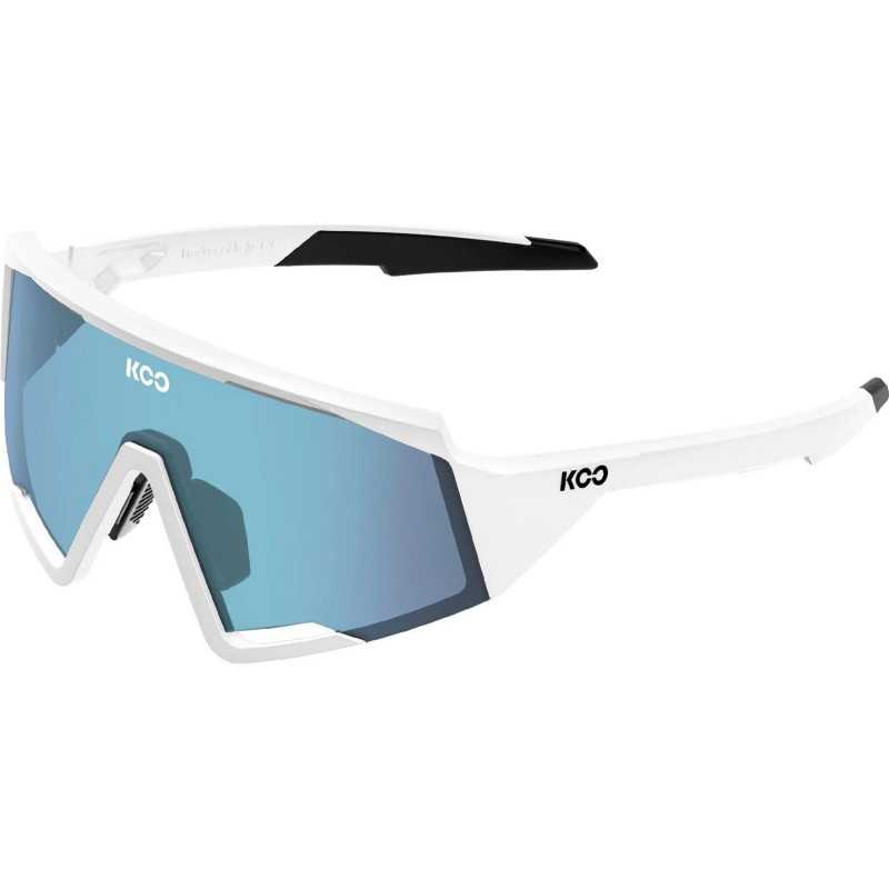 KOO SPECTRO Photochromiques White / L.Turquoise- Lunettes Solaires Cyclisme | Planetecycle