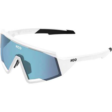 KOO SPECTRO Photochromiques White / L.Turquoise- Lunettes Solaires Cyclisme | Planetecycle