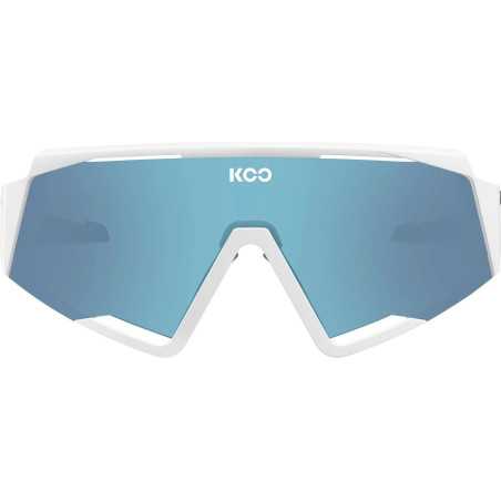 KOO SPECTRO Photochromiques White / L.Turquoise- Lunettes Solaires Cyclisme | Planetecycle