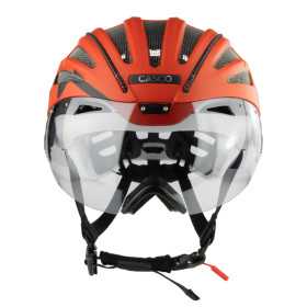 CASCO SPEEDairo Aero Burned orange-white - Casque vélo route