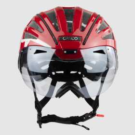 CASCO SPEEDairo Aero Crimson darkred-black - Casque vélo route