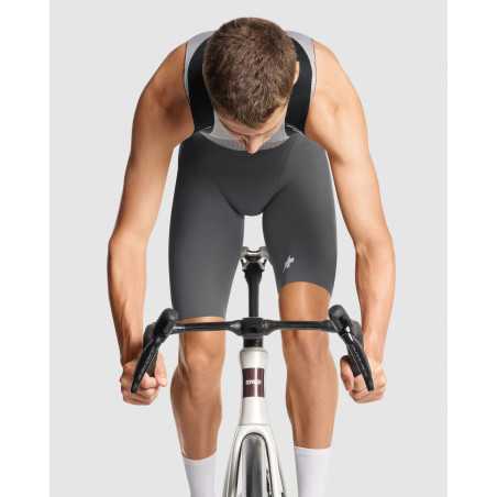 ASSOS EQUIPE R Bib Shorts S11 Robust Grey - Cuissard Cycliste Homme | Planetecycle