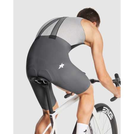 ASSOS EQUIPE R Bib Shorts S11 Robust Grey - Cuissard Cycliste Homme | Planetecycle