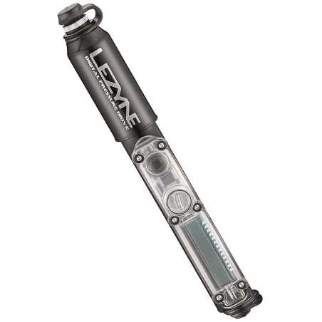 POMPE A MAIN HP LEZYNE PRESSURE DRIVE DIGITAL- S - Black Hi Gloss | Planetecycle