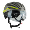 CASCO SPEEDairo Aero Firefly silver-black-neon - Casque vélo route aéro