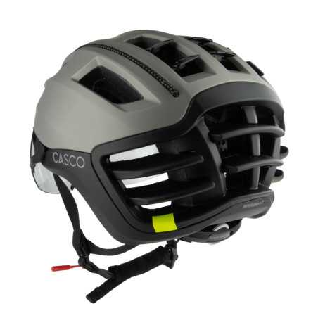 CASCO SPEEDairo Aero Firefly silver-black-neon - Casque vélo route aéro | Planetecycle
