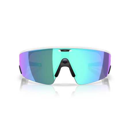 OAKLEY Meta Vanguard White prizm saphir OW8001 80010652 - Lunettes solaires connectées avec Caméra et écouteurs intégrés | Planetecycle