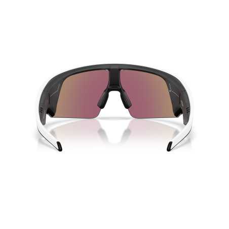 OAKLEY META VANGUARD IA White Prizm Saphir - Lunettes solaires connectées avec Caméra et écouteurs intégrés | Planetecycle OAKLEY META VANGUARD IA White Prizm Saphir - Lunettes solaires connectées avec Caméra et écouteurs intégrés | Planetecycle