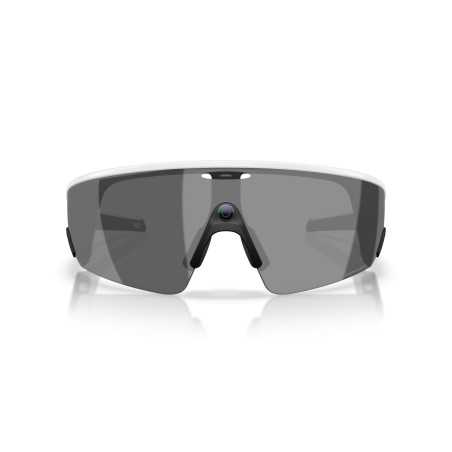 OAKLEY META VANGUARD IA Verres Prizm Black , Monture white - Lunettes solaires connectées avec Caméra et écouteurs intégrés | Planetecycle