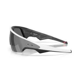 OAKLEY META VANGUARD IA Verres Prizm Black , Monture white - Lunettes solaires connectées avec Caméra et écouteurs intégrés