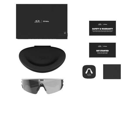OAKLEY META VANGUARD IA Verres Prizm Black , Monture white - Lunettes solaires connectées avec Caméra et écouteurs intégrés | Planetecycle