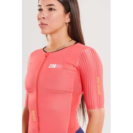 ZEROD TTSuit RACER Allegra - Trifonction Triathlon femme manches courtes | Planetecycle