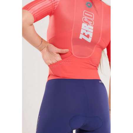 ZEROD TTSuit RACER Allegra - Trifonction Triathlon femme manches courtes | Planetecycle