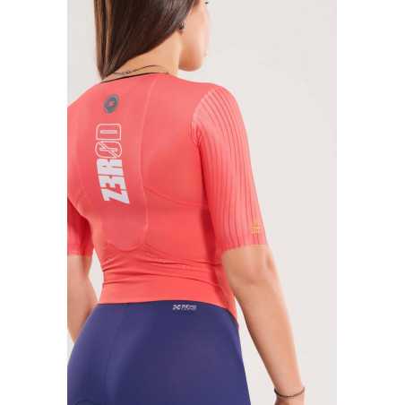 ZEROD TTSuit RACER Allegra - Trifonction Triathlon femme manches courtes | Planetecycle