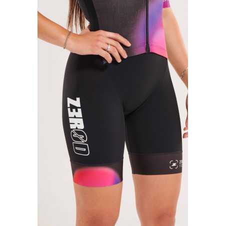 ZEROD TTSuit RACER Vortex Nebula - Trifonction Triathlon femme manches courtes | Planetecycle