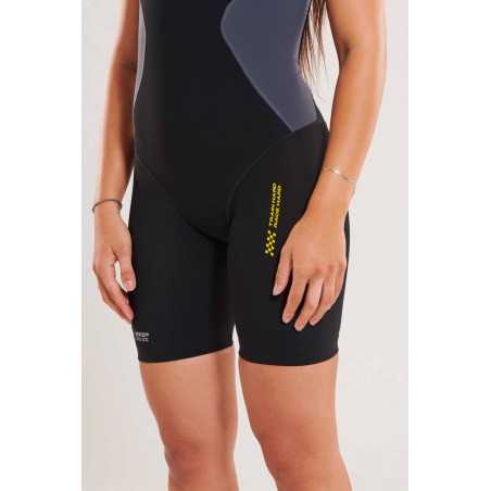 ZEROD RACER Black Volt - Trifonction Triathlon Femme sans manches | Planetecycle