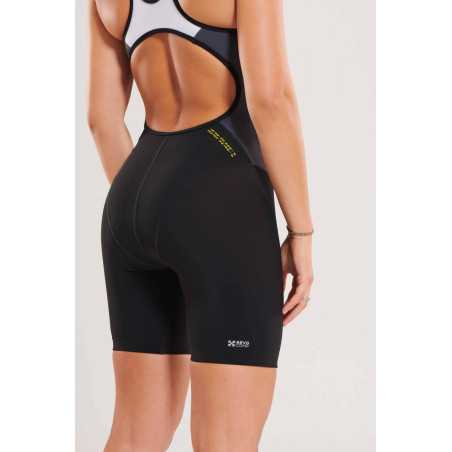 ZEROD RACER Black Volt - Trifonction Triathlon Femme sans manches | Planetecycle
