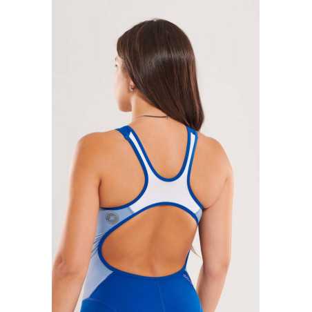 ZEROD RACER Deep Blue - Trifonction Triathlon Femme sans manches | Planetecycle