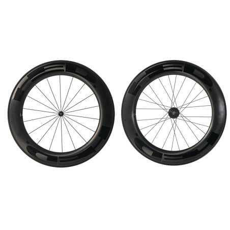  HED JET RC9 Black pneu freinage patin - Paire de roues carbone | Planetecycle