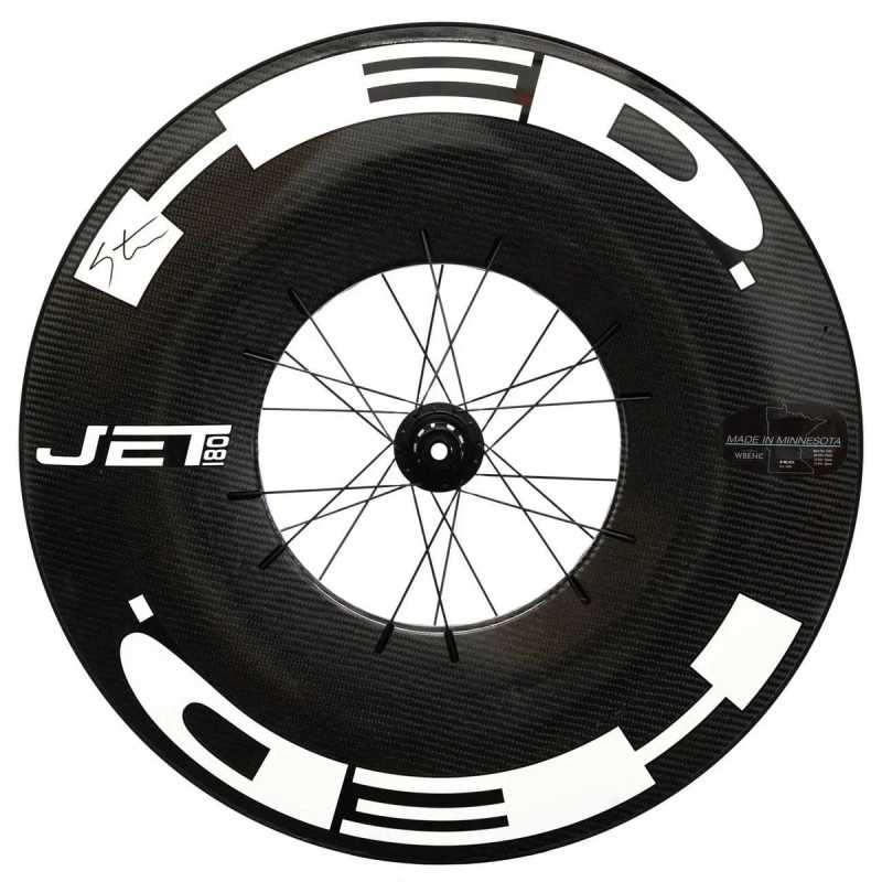 Roue lenticulaire DISC HED Jet 180 Black - Pneu et freins à disques | Planetecycle