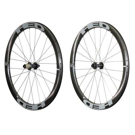 HED Vanquish RC45 Performance Tubeless - Freins à disque - Paire de roues carbone | Planetecycle HED Vanquish RC45 Performance Tubeless - Freins à disque - Paire de roues carbone | Planetecycle