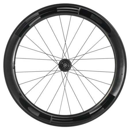 HED JET RC6 Black pneu / freinage patin - Paire de Roues Carbone 60mm | Planetecycle