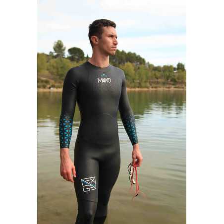 Mako NEXT GEN Homme (Nouveauté 2026) - Combinaison Triathlon Néoprène Homme | Planetecycle