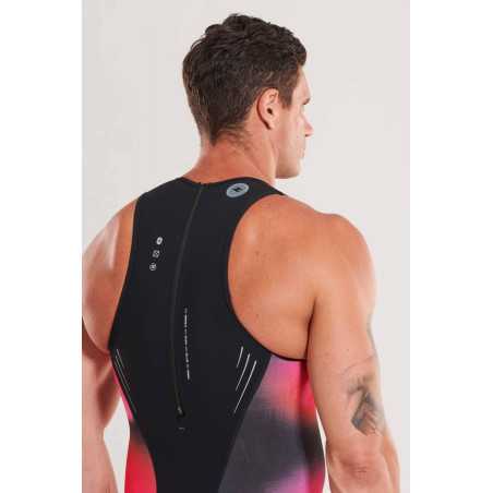 ZEROD RACER Vortex Nebula - Trifonction Triathlon Homme sans manches | Planetecycle
