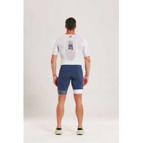 ZEROD TTSuit RACER Smoke White - Trifonction Triathlon Homme manches courtes