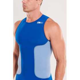 ZEROD RACER DeepBlue - Trifonction Triathlon Homme sans manches