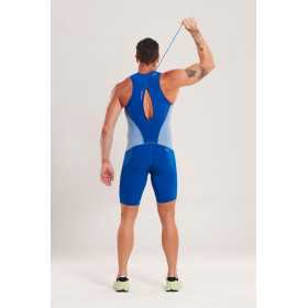 ZEROD RACER DeepBlue - Trifonction Triathlon Homme sans manches