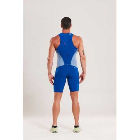 ZEROD RACER DeepBlue - Trifonction Triathlon Homme sans manches | Planetecycle ZEROD RACER DeepBlue - Trifonction Triathlon Homme sans manches | Planetecycle