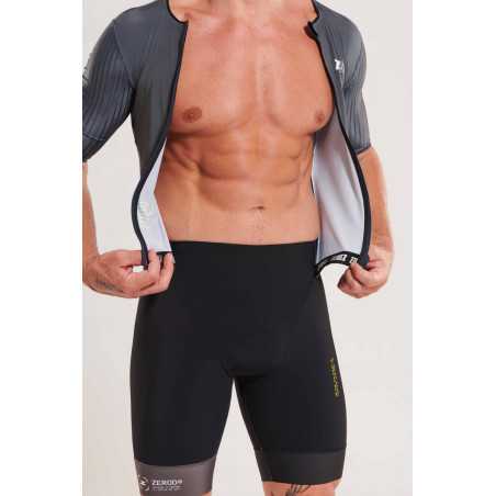 ZEROD TTSuit RACER Black Volt - Trifonction Triathlon Homme manches courtes | Planetecycle ZEROD TTSuit RACER Black Volt - Trifonction Triathlon Homme manches courtes | Planetecycle
