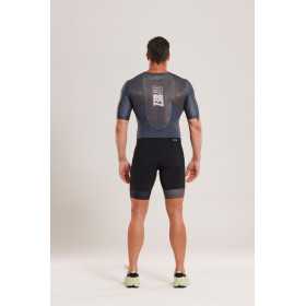 ZEROD TTSuit RACER Black Volt - Trifonction Triathlon Homme manches courtes