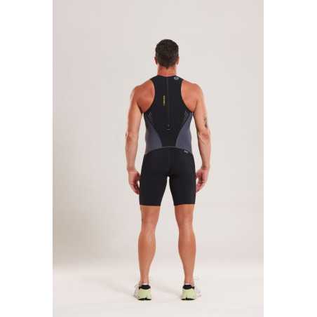 ZEROD RACER Black Volt - Trifonction Triathlon Homme sans manches | Planetecycle
