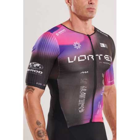 ZEROD TTSuit RACER Vortex Nebula - Trifonction Triathlon Homme manches courtes | Planetecycle ZEROD TTSuit RACER Vortex Nebula - Trifonction Triathlon Homme manches courtes | Planetecycle