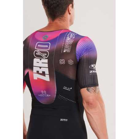 ZEROD TTSuit RACER Vortex Nebula - Trifonction Triathlon Homme manches courtes | Planetecycle ZEROD TTSuit RACER Vortex Nebula - Trifonction Triathlon Homme manches courtes | Planetecycle