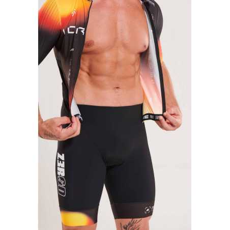 ZEROD TTSuit RACER Vortex Solar - Trifonction Triathlon Homme manches courtes | Planetecycle