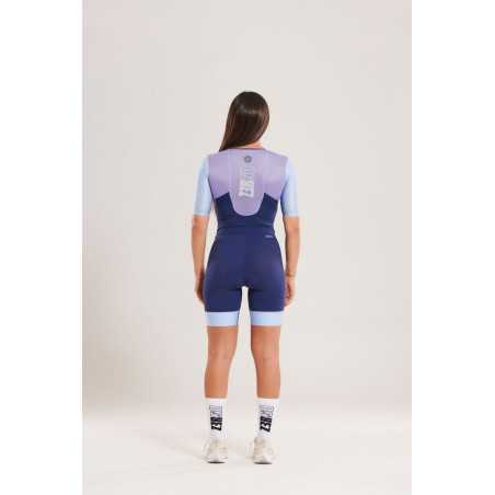 ZEROD TTSuit RACER Lavender - Trifonction Triathlon femme manches courtes | Planetecycle