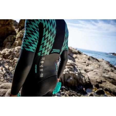 Zoggs RUSHER ultra SHORTY Woman - Combinaison Triathlon Néoprène Femme | Planetecycle