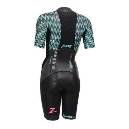 Zoggs RUSHER ultra SHORTY Woman - Combinaison Triathlon Néoprène Femme | Planetecycle