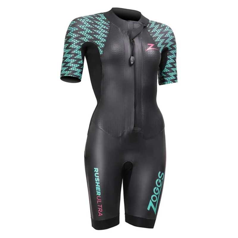Zoggs RUSHER ultra SHORTY Woman - Combinaison Triathlon Néoprène Femme | Planetecycle