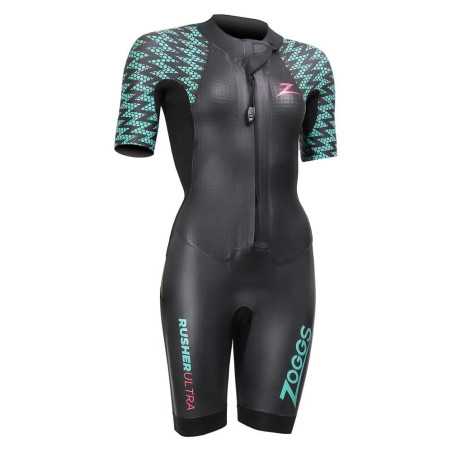 Zoggs RUSHER ultra SHORTY Woman - Combinaison Triathlon Néoprène Femme | Planetecycle