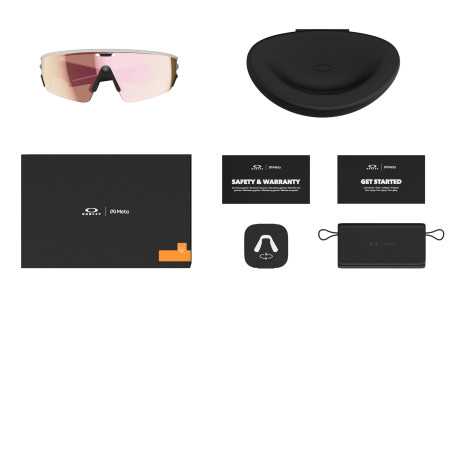 OAKLEY META VANGUARD AI White avec Verres Prizm Rose Gold - Lunettes solaires connectées avec Caméra et écouteurs intégrés | Planetecycle