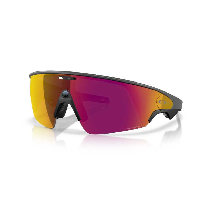 OAKLEY META VANGUARD IA Verres Prizm Transition Ember , Monture Black - Lunettes solaires connectées avec verres adaptatifs | Planetecycle