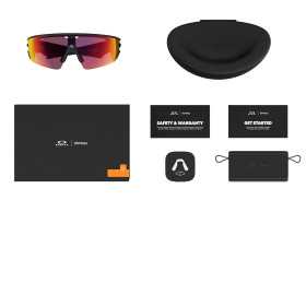 OAKLEY META VANGUARD IA Verres Prizm Transition Ember , Monture Black - Lunettes solaires connectées avec verres adaptatifs