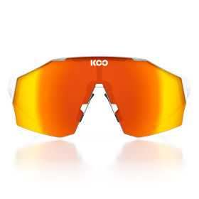 KOO ALIBI ALIBI - Matt - White / L. Red - Version Large - Lunettes Solaires Cyclisme et Triathlon