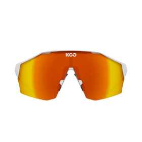 KOO ALIBI ALIBI - Matt - White / L. Red - Version Large - Lunettes Solaires Cyclisme et Triathlon